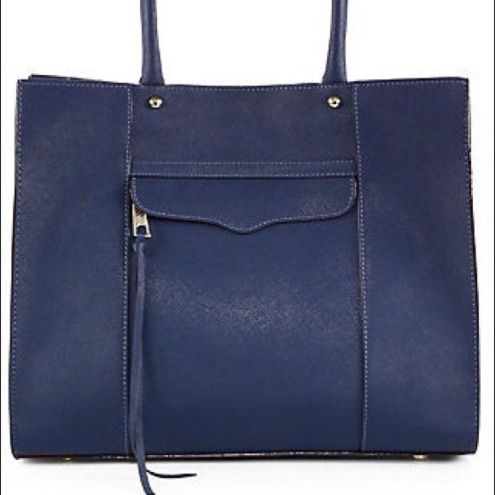 Gently used Rebecca Minkoff MAB tote in blue